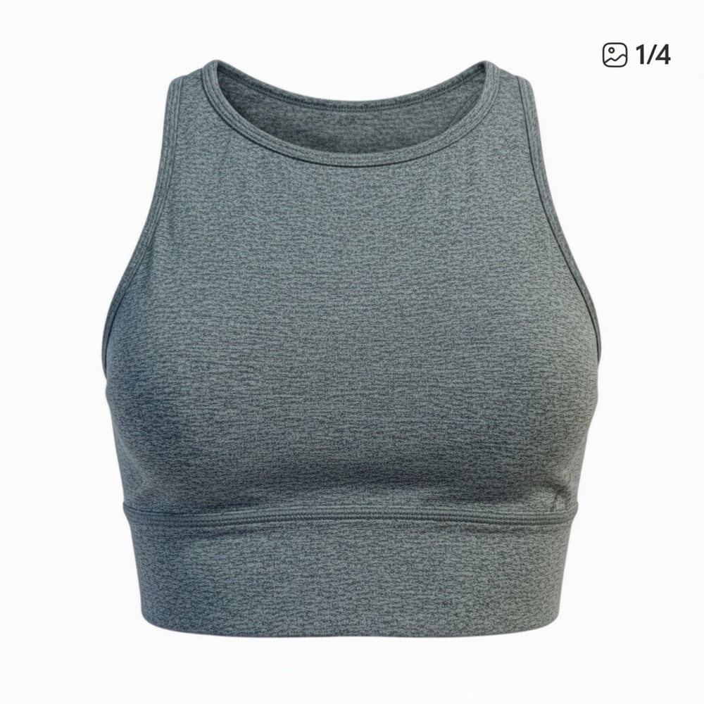 JoyLab Heathered Teal Sports Bra